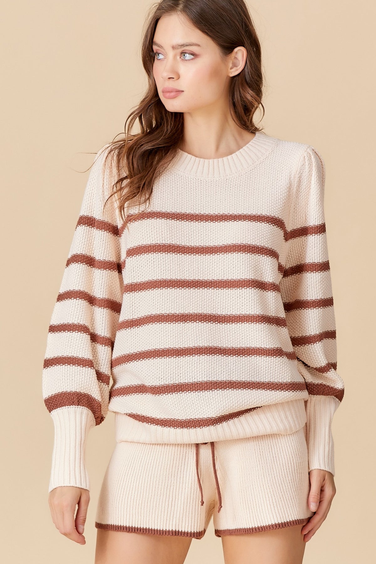 Crewneck Stripe Sweater